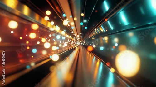 An abstract background with bright lights and blurs