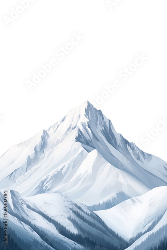 snow covered mountains
