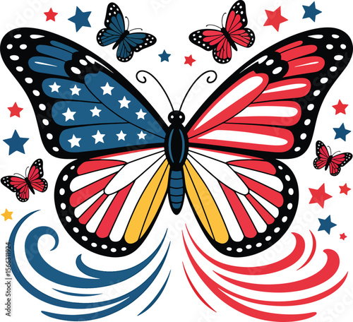 butterfly spread wings premium quality