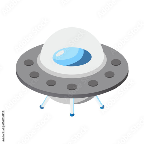 ufo isolated on white