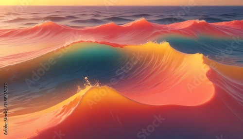 sunset in the desert
