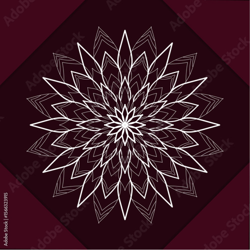 luxury gold color ornamental mandala design background.Seamless vector mandala pattern design for background