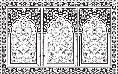 Islamic Ornament Arch Pattern Set

