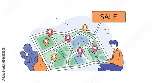 Discover your perfect location finding new properties for sale using this interactive map guide