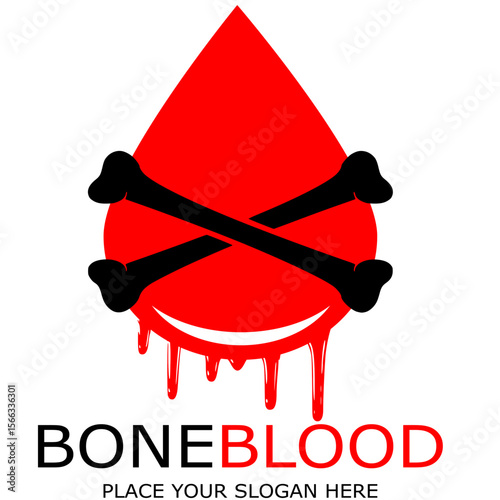 BONE & BLOOD PLACE YOUR SLOGAN HERE