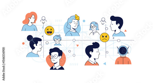 Understanding and expressing a wide range of human emotions and feelings through digital communication and social networks