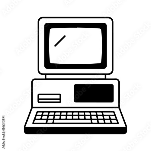 cvomputer keyboard vector