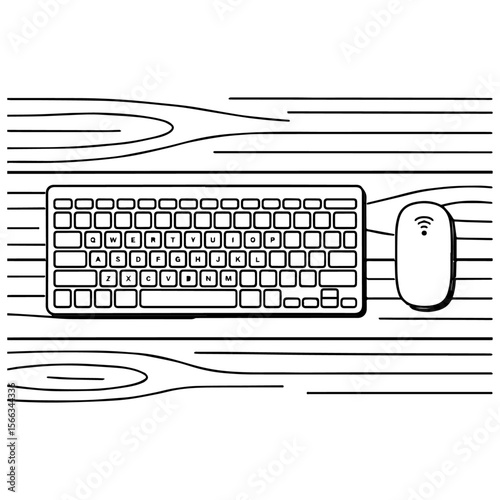 keyboard vector 