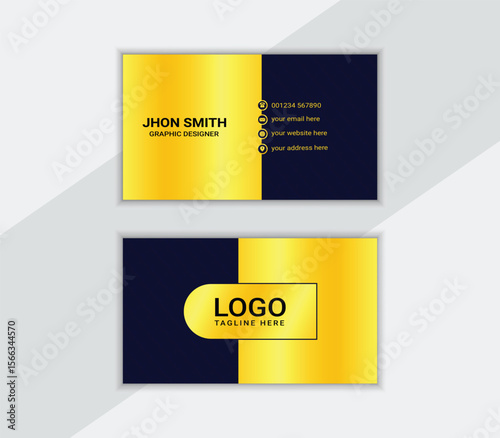 Professional and modern business card template, ideal for personal branding, corporate identity, or small businesses. Fully editable vector file with clean layout, print-ready, and easy to customize. 