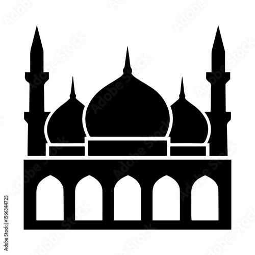 islami mosque vector