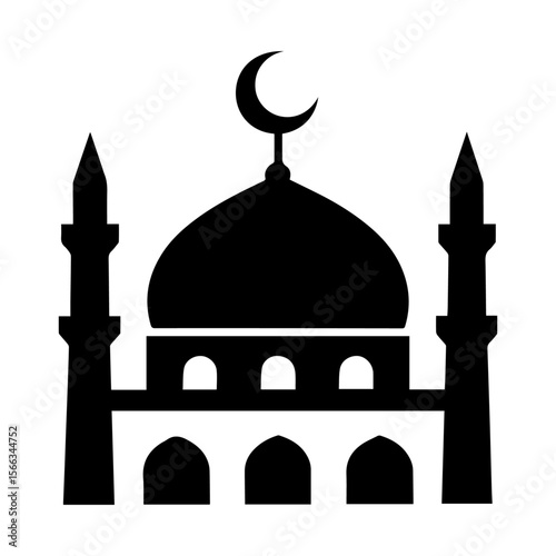 islami mosque vector