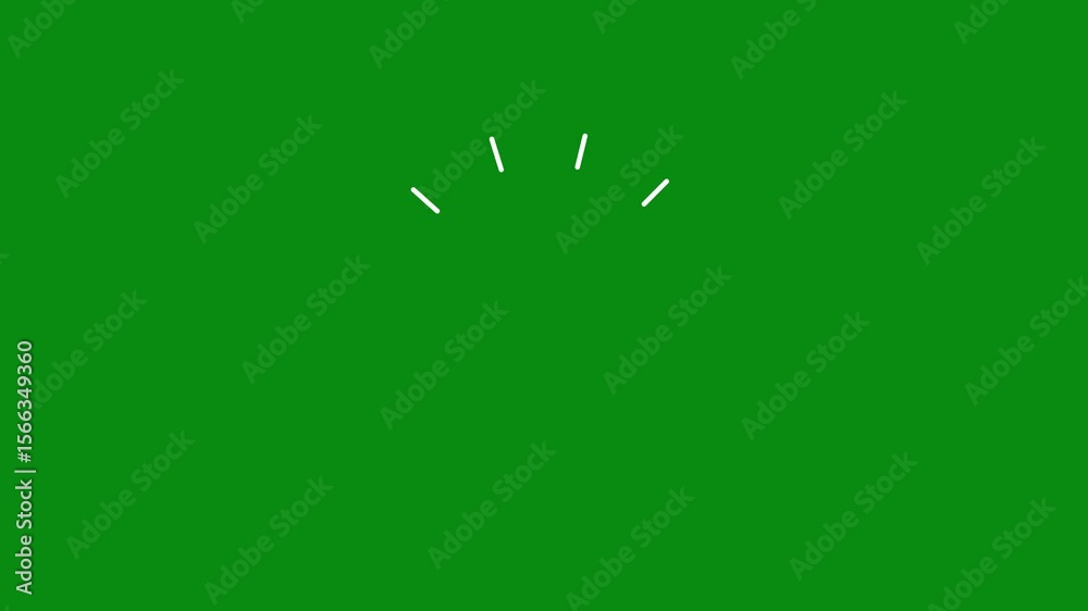 firework animation with ribbon lines and glowing circles, green screen background in 4K, perfect for intros, celebration effects, and motion graphic templates.
