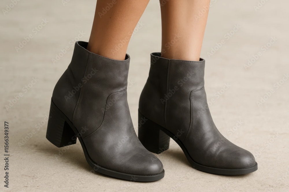 Step into comfort with these stylish gray boots Step into comfort with these stylish gray boots