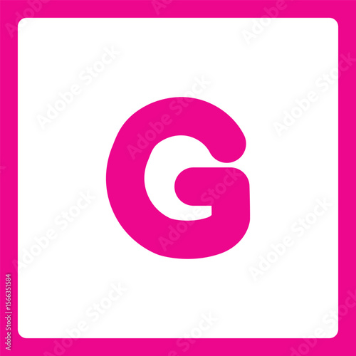 Alphabet shapes Gg