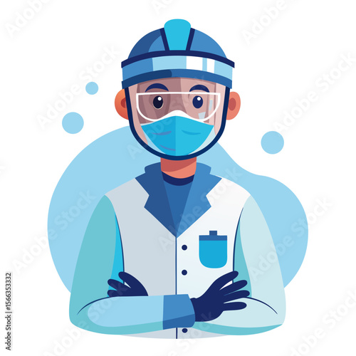 doctor with clipboard