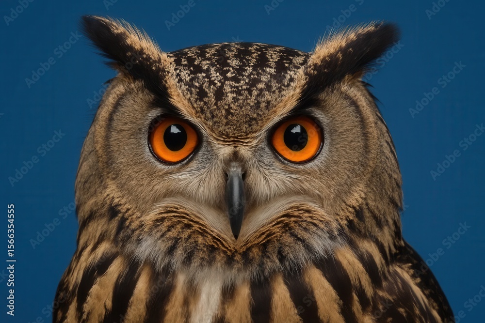 Fototapeta premium A Barn Owl's Piercing Gaze
