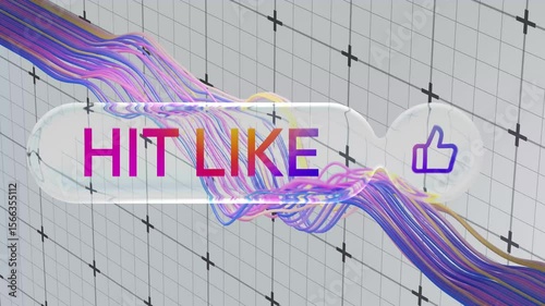 Liquid Glass Like Icon Animation. Suited for digital content, social engagement, and vlog visuals.