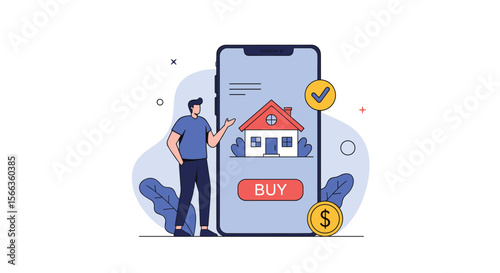 Digital real estate transaction and homeownership mobile application for property investment and home buying