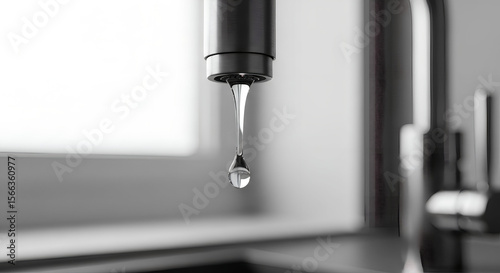 Wallpaper Mural Nahaufnahme eines tropfenden Wasserhahns Torontodigital.ca