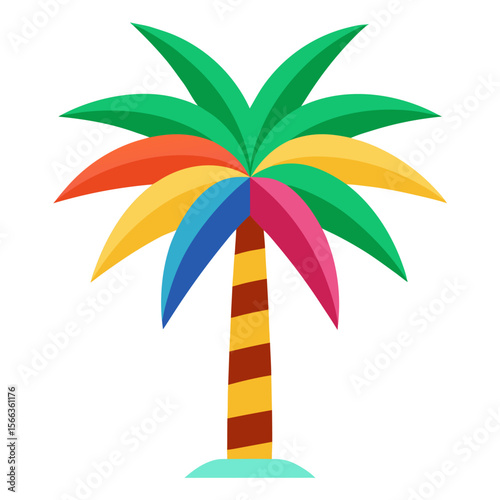 tropical palm tree