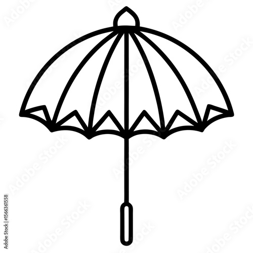 umbrella isolated on white background