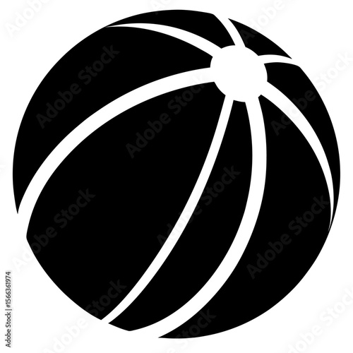 vector illustration of a busket ball