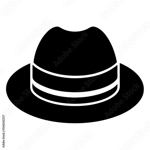 hats isolated on white background