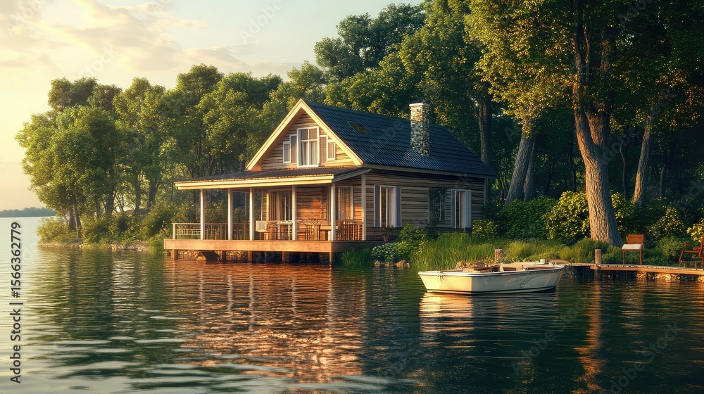 Obraz premium ocean summer house