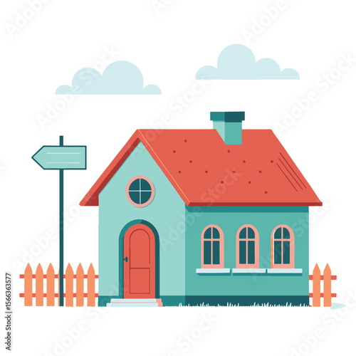 vector illustration of a house