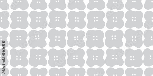 Floral illustration background. Seamless pattern.Vector. 花のイラストパターン