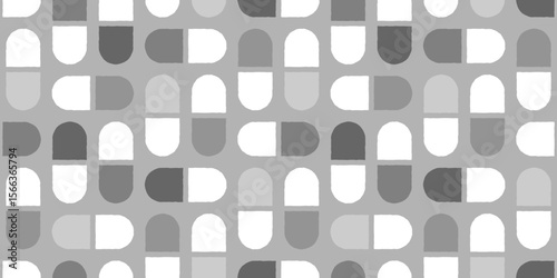 カプセルのシームレスパターン・背景素材
Seamless Pattern of capsule Background Design.