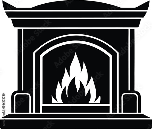 Classic fireplace design home decor cozy warmth
