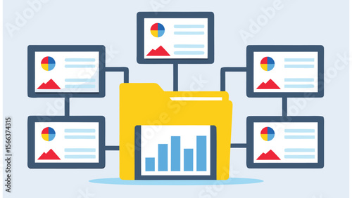 A yellow background with a white horizontal bar that has an angled edge on the left side of the image