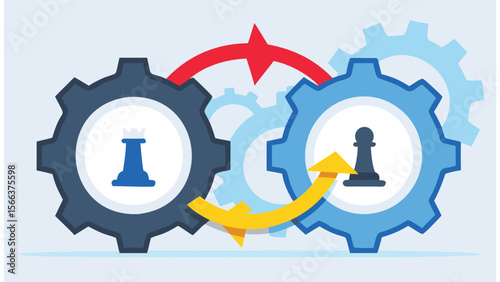 Abstract background featuring a light blue color block meeting a white curved shape on the right side