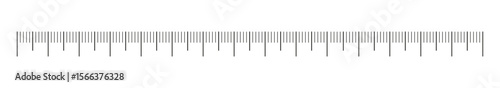 Measuring chart with 15 centimeters. Ruler scale without numbers. Length measurement distance, height, math. Template of sewing tool, ruler scale.