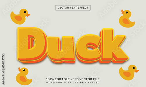 Duck  text Effect