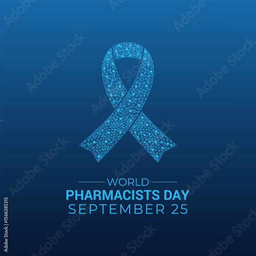 World Pharmacists Day on September 25. This day improving healthcare, ensuring safe medication use, and supporting public health worldwide. healthcare and medicine. Designed in a low poly style vector