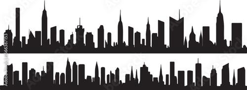 Downtown Skyline Silhouette