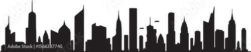 Downtown Skyline Silhouette