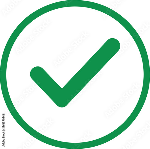 green check mark icon