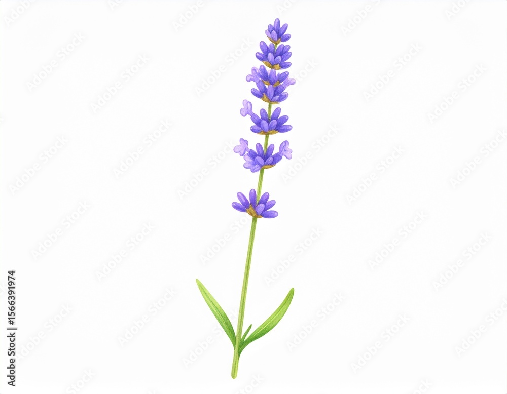 Naklejka premium Dessin de lavande