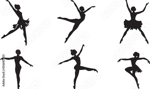 Ballet Dancer Silhouettes