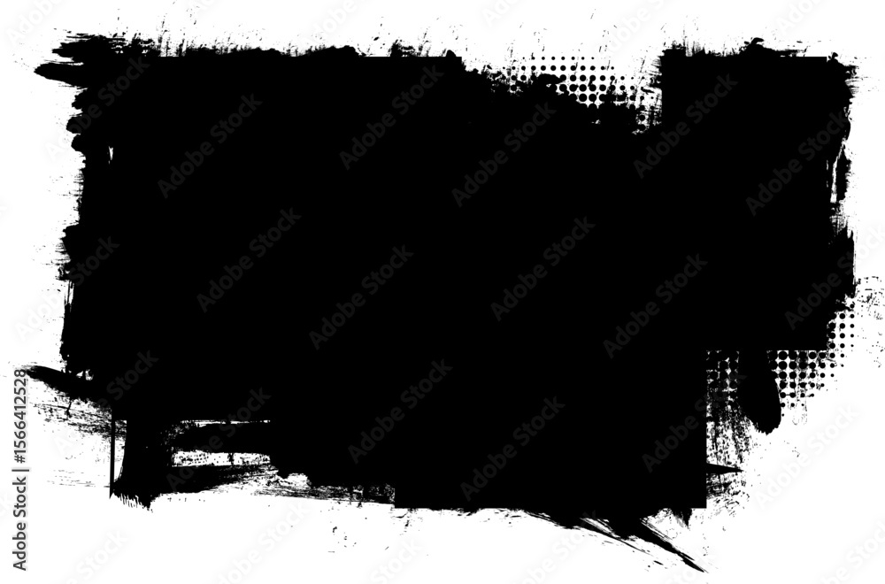 black ink brush painting banner panel label artistic black ink brush painting banner panel label artistic