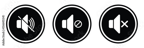 Sound off icon. speaker mute icon. Sound vector icon, music volume symbol. Vector Illustration. EPS 10