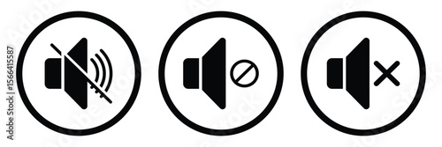 Sound off icon. speaker mute icon. Sound vector icon, music volume symbol. Vector Illustration. EPS 10