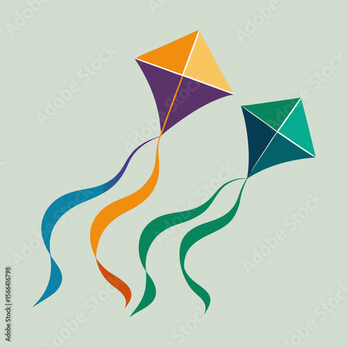 kites-with-flowing-ribbons--minimal-design