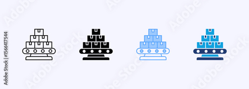 Mass Productions Icon Set Multiple Style Collection