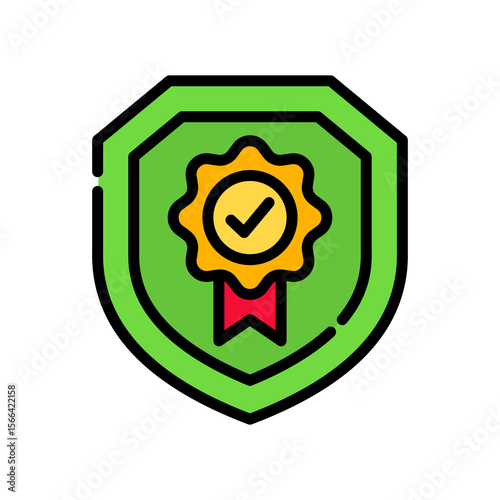 Reliability lineal color icon