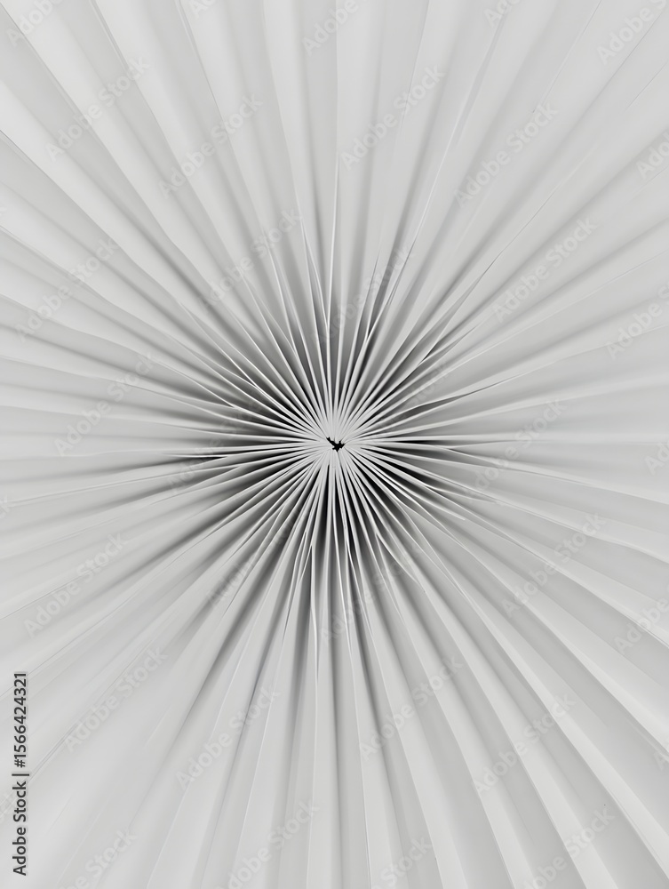 Obraz premium Abstract white paper fan background texture design radiating pattern wallpaper backdrop