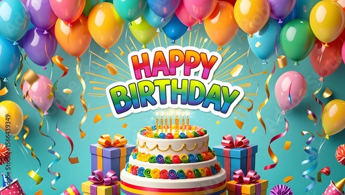 Happy birthday poster